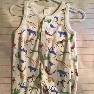 AGABANG jumper 9mo animal print  white